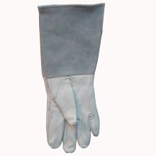 16" Natural Cowhide Split Leather Work Gloves